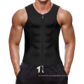 Best Selling Fat Burner Large Size Black Front Zipper Neoprene Waist Trainer Vest For Men